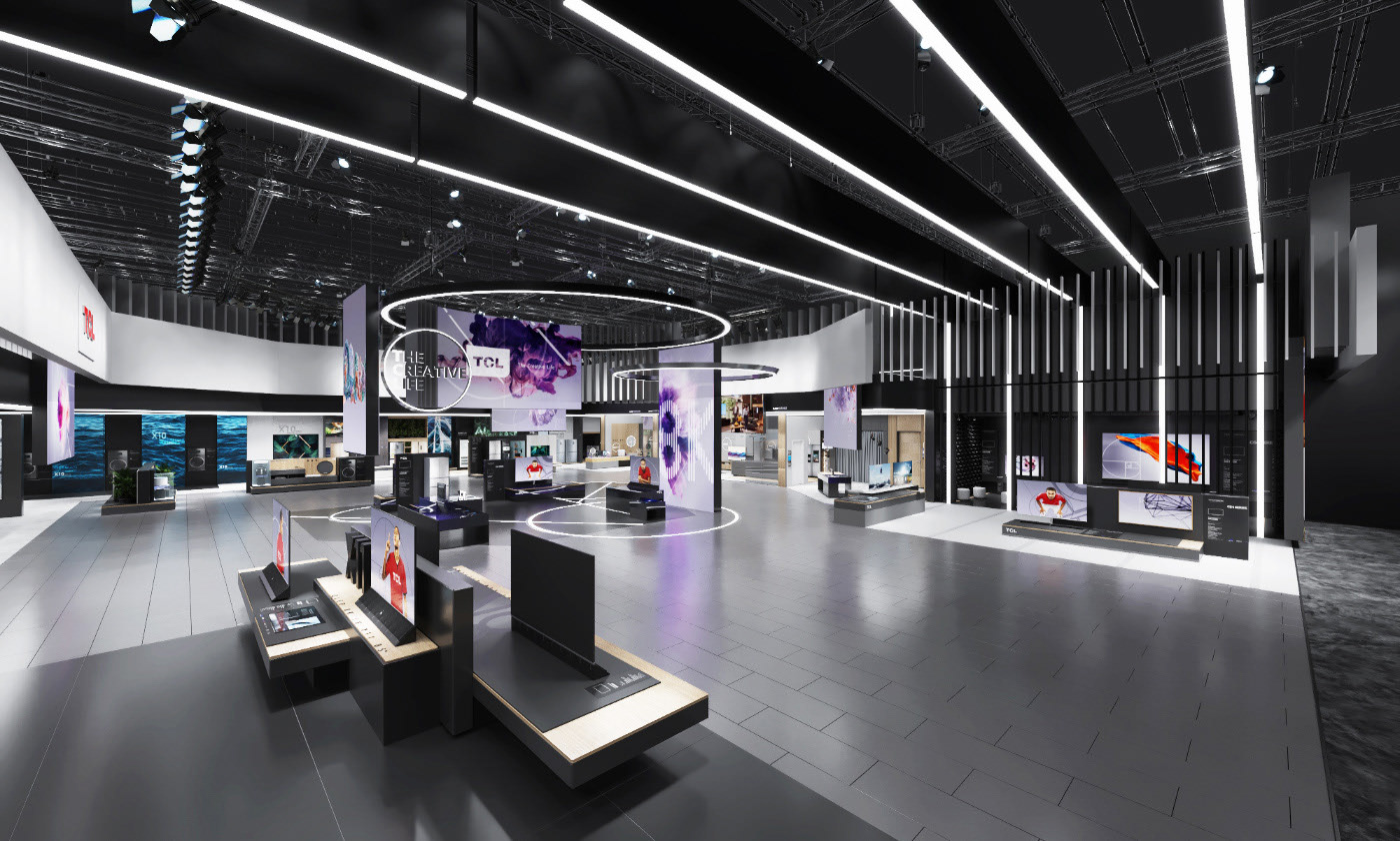 TCL展廳設(shè)計(jì)造型